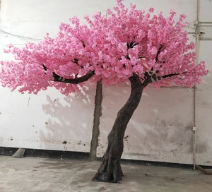 Large Flower Tree Pink Trees Artificial Cherry Blossom Tree For Wedding Decorations