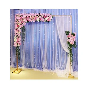 Fantastic Design Luxury Gold Steel Wedding Backdrop Stand with Superior Quality and Customized Designs