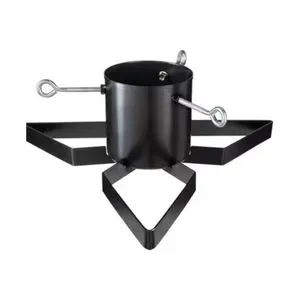 Black Coated High Quality Metal Christmas Tree Stand with Durable Modern Design for Strong and Stable Christmas Tree Support