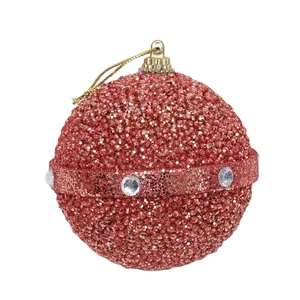Wholesale New Designs Coral Color Christmas Foam Ball Ornaments Christmas Tree Decoration
