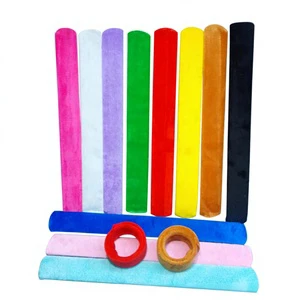 Wholesale Plush Pat Ring Cartoon Bracelet Colorful Wrist Decoration Festival Party DIY Accessories Customize Logo