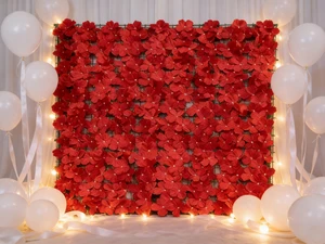 Hot Selling Fashion Wedding Decorative Backdrop Artificial Flower Wall for Wedding Party Event Decoration