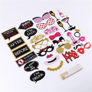 Bachelorette Party Accessories Photo Booth Props Supplies Set
