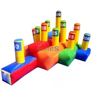 Party Entertainment Throwing Props Inflatable Ring Throwing Game Inflatable Ferrule Carnival for Children's Interactive Toys