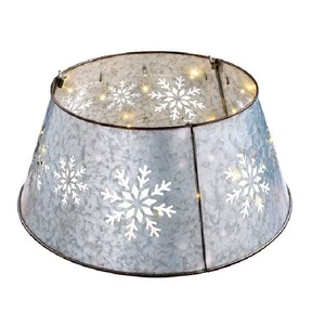 Top Arrival Christmas Tree Collar in Elegant Design New Look Metal Christmas Tree Stand Decoration Custom Size Shape