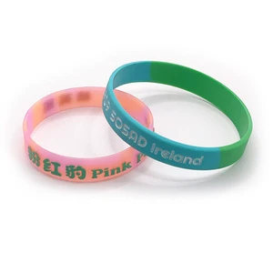 Custom Rubber Wristband Silicon Bracelet Custom for Promotion Gift and Events Silicone Wristbands Silicone Bracelet