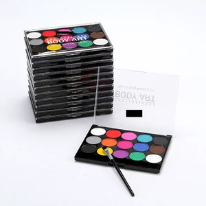 Customizable Holiday Party Art Paint Set Factory-Supplied Body and Face Makeup for Colorful Expressions