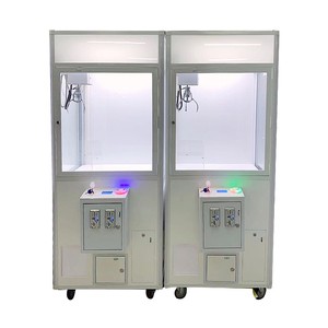 White Cheap Mini Claw Machine Bill Acceptor Custom Candy Arcade Toy Best Selling Novelty Kids English