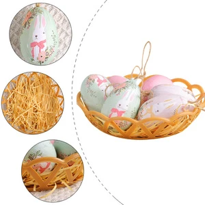 Filled With Surprise Easter Party Decoration Simulation Egg Plastic Easter Eggs Assorted Colors Plastic Easter Basket Eggs
