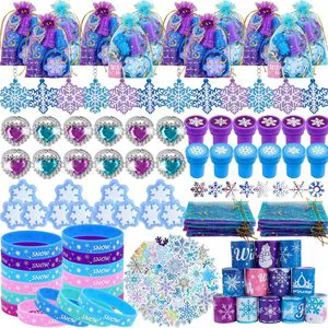 134pcs Frozen Party Favors Princess Frozen Birthday Party Supplies Goodie Bag for Girl Kids Party Favors Pinata Prizes