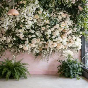 Artificial Flowers Wall Decoration Flower Wall Panel Backdrop for Wedding Home Salon Decor