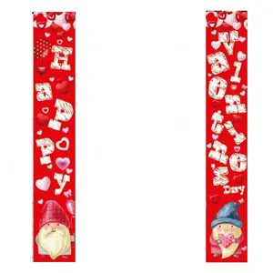 Direct Sales Customized Fade-Resistant Happy Character Couplets China Marriage Wedding Couplets Banner