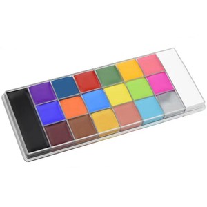 20 Colors Private Label Face Makeup Paint Palette for Birthday Parties Carnivals School Events Halloween Costume Parties