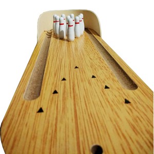 Desktop Mini Bowling Table Top Wooden Children's Educational Toy Decompression Practical Life Game Toys