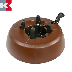 Customized Injection Molded Plastic Parts for Christmas Tree Stand with Water Container Single-Rope