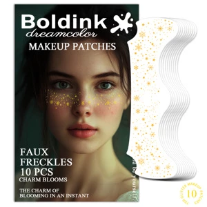 Custom Wholesale Non-Toxic High-Quality Party Makeup Sexy Cute Gold Snowflake Glitter Halloween Christmas Holiday Face Tattoos