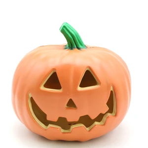Battery Power Home Office Party Decorations Plastic Pumpkin Light Halloween Decorations Halloween Pumpkin Lights Jack O Lanterns