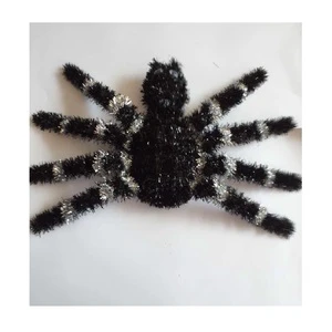 Low Price Wholesale Horror Black Spider Halloween Event Atmosphere to Create Decorative Spiders