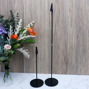Huabaixin New Superior Black Bottom Crocodile Clip Table Hotel Seat Holder Number Plate Card Display Supermarket Supplies