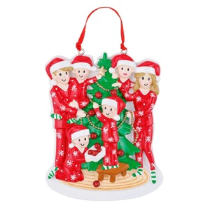 Family Christmas Ornaments,christmas Gifts,christmas Tree Decorations,polyresin Xmas Ornaments,resin Xmas Decorations