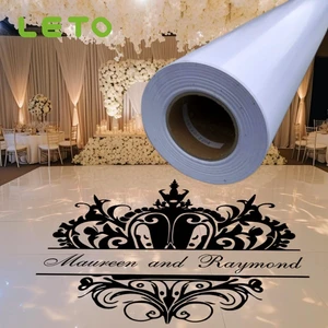 High Quality Glossy Banner Best Selling Custom Size Adhesive Vinyl for Wedding Floor Sticker