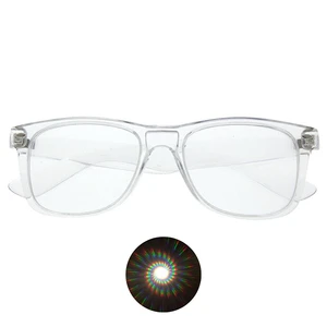 Factory Supply Wholesale Customize logo Plastic Reliable Party Diffraction Glasses for Watching Fireworks or Light Show