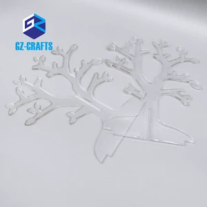 Christmas Decoration Assembly Acrylic Trees Clear Assembled Acrylic Christmas Trees Stand
