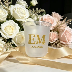 Custom Logo 12Oz 16Oz 20Oz Frosted Pp U Shaped Cup For Wedding Celebration Reception And Party Event Drink Service 2026
