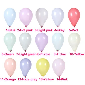 200 Pcs 5 Inch Pastel Balloons Assorted Color Small Size Mini Party Decoration Balloons Party Favor Supplies
