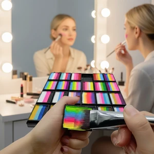 Face Paint Rainbow Cake 24 Case Make Up Box Body Art Water Soluble Pigment Washable Halloween Festival