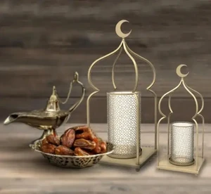Beautiful Set for Ramadan Decor With Incense Burner and Candle Holder High on Demand Premium Metal Kit at Wholesale Price 2025