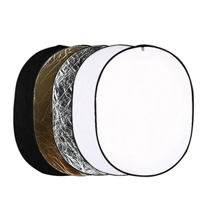 90*120CM Oval Five in One Photographic Reflector Background Props Outdoor Photographic Plate Equipment