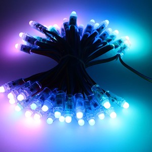 SHIJI Decorations Permanent Holiday Pixels Dmx512 Lighting Lamp Christmas Led String Light Pixel Christmas Light