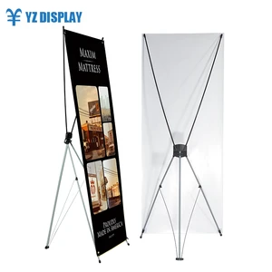 Wholesale Strengthened Tripod X Frame Display Banner Stand On Sale X Banner Stand Banners Printing