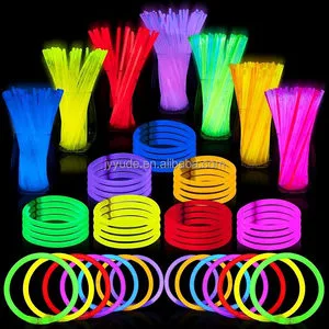 Hot Sale Hot Selling Glow Sticks Custom for Halloween Supplies Neon Glow in the Dark Sticks for Festivals WeddingDecoration