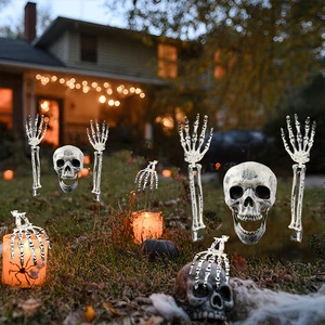 New Arrival Holiday Supplies Skeleton Hands Halloween Ghost Crafts for Courtyard Decoration