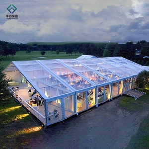 10x10 Canopy Tent Aluminum Frame Outdoor White Wedding Tent Church Event Marquee Tents For Party 40x20