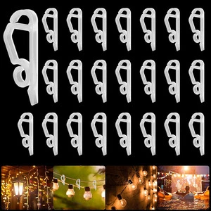 Multi-Specification Christmas Tree Light Hooks Plastic S Hooks Lantern Accessories Wholesale Mounts & Stands