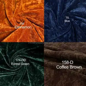Velvet Rectangular Place Mats Set 4-6 Pieces Luxurious Classic Reusable Soft Washable Eco-Friendly Wedding Party Dining