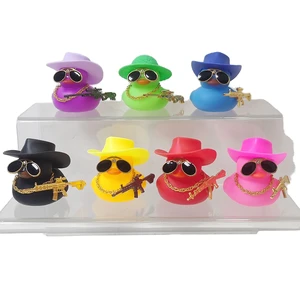 Wholesale Carnival Party Gift Set Novelty Sunglasses Gold Toy Guns Colorful Duck Figurines Plastic Non-Toxic Durable Event