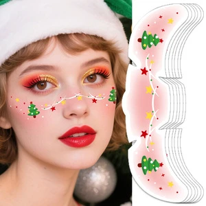 Waterproof Freckles Face Makeup Sticker Temporary Paper Tattoo for Women and Kids' Festival Celebration-Christmas Decor
