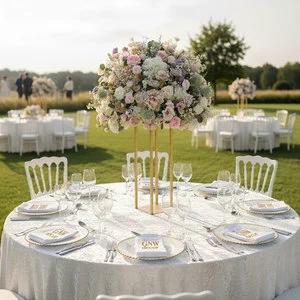 GNW Factory Direct Custom Wedding Table Centerpieces Real Touch Artificial Flowers Luxurious Decorative Arrangements