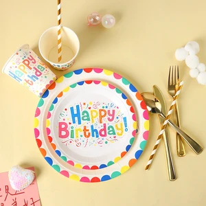 Customizable Travel-Themed Disposable Party Supplies Kits Plastic Utensils and Table Decorations for Food Take-Away Occasions