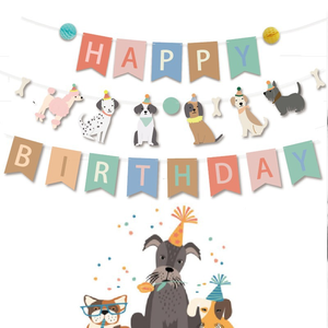 Colorful Burlap Happy Birthday Banner Reusable Neutral Birthday Party Sign for Easter and Christmas Decorations
