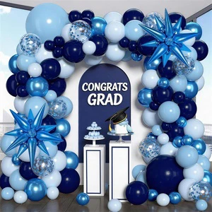 Happy Graduation Party Decoration Supplies Decorative Biodegradable Latex Balloon And Foil Ballon Garland Arch Kits For Ceremony