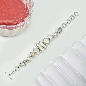 Charming Rainbow Moonstone Trendy 925 Sterling Handmade Party Wear Bracelet Rocking Style Gemstone Bracelets Party Wear Bracelet