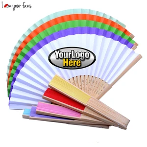 Personalized Paper Fans Wedding Hand Fans Wedding Favors Bamboo Fan Custom