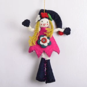 Merry Christmas Ornaments Xmas Gift Fairy Doll Hang Christmas Decorations for Home New Year Decor HFCH 1002