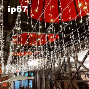 Outdoor & Indoor IP67 Waterproof LED Curtain Fairy Lights for Wedding Backdrop and Garden Decoration