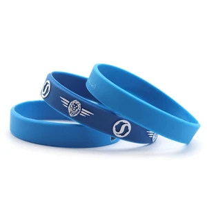 Wholesale High Quality Custom Logo Rubber Bracelet Customized Silicone Wrist Band Event Wristbands for Party